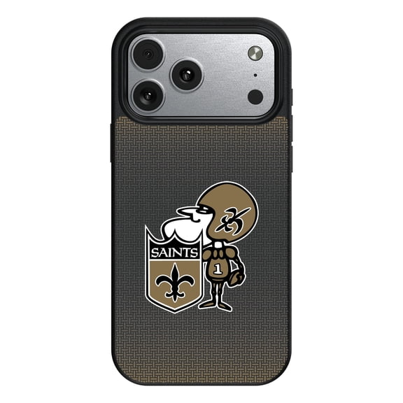 New Orleans Saints Linen Logo iPhone Magnetic Bump Case