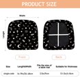 thumbnail image 3 of Occult Halloween Seat Covers for Dining Room Chairs Set Of 4,Stretch Printed Washable Chair Seat Cover with Elastic Ties and Button,Removable Waterproof Couch Cushion Covers, 3 of 6