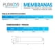 thumbnail image 3 of Membrana para Sistemas de Ósmosis Inversa Residencial / Comercial Ligero Purikor PKRO-1812-75, 3 of 3