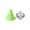 Green, variant on tooloflife 1/3/5 Set Silicone Funnel Silicone Collapsible Funnel Set Resin Filter Cup Kitchen Gadgets Easy Clean 3 Colors