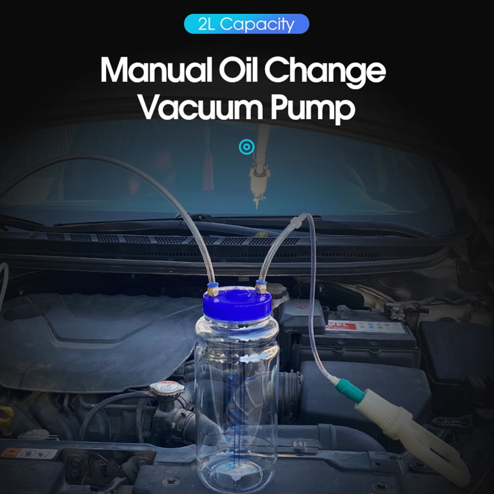 Supvox Manual Vacuum Pump Car Repair Tool Assorted Color Rubber ABS for Car 2L Capacity