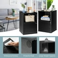 thumbnail image 6 of Giantex Easy Assembly Wood Bedside Nightstand with Storage, 16√¢¬Ä¬ù x 16√¢¬Ä¬ù x 23√¢¬Ä¬ù, Black, Set of 2, 6 of 10