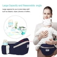 thumbnail image 3 of Huifen Portabebés con asiento para la cadera, multifuncional 9 en 1, portabebés para recién nacidos y niños pequeños para todas las estaciones, portabebés ergonómico, manos libres, mochila para bebé,, 3 of 5