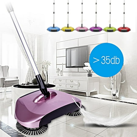 360 Rotation Swivel Hand Push Broom Sweeper Floor Sweeper Cleaner Household Floor Surface Cleaning Household Supplies Mop Without