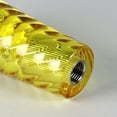 thumbnail image 2 of Yellow JDM Spiral Crystal VIP Style Manual Bubble Shifter Shift Knob Head - 20CM, 2 of 5