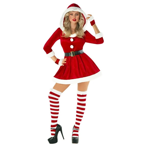 Morph Mrs Claus Costume Women Christmas Costumes For Women Mrs Claus Outfit Santa Costume For Women Mrs Santa Claus Costume M