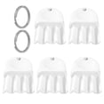 thumbnail image 1 of 5pcs GeorgiaToilet Paper Dispenser Key Universal With 2pcs Key Rings Compatible For Jbt Versatwin Ultrafold Series, 1 of 9