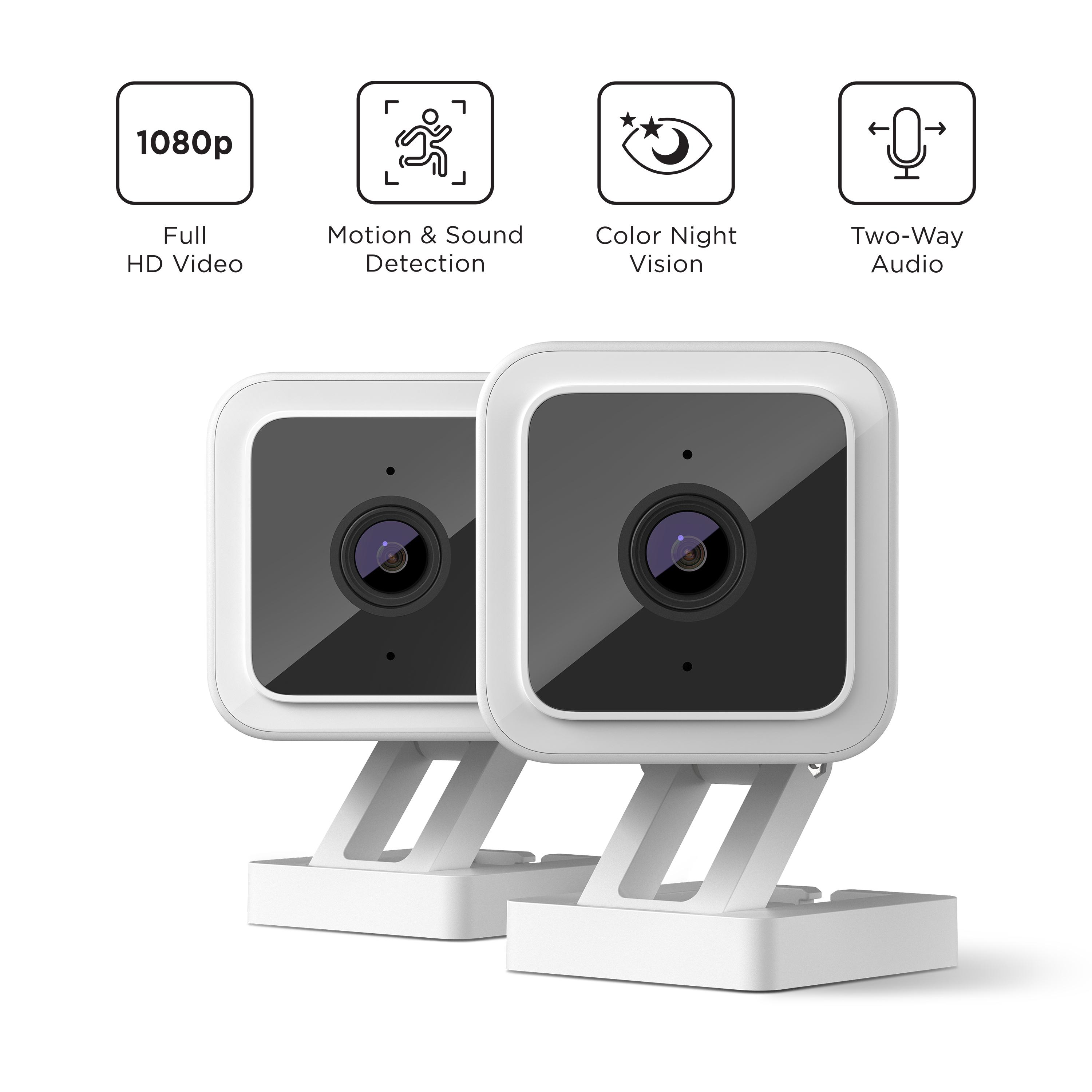 Roku Smart Home Indoor Camera SE (2-Pack) Wi-Fi-Connected - Wired Security Surveillance Camera with Motion & Sound Detection - image 3 of 9