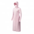 thumbnail image 2 of Women's Sun-Proof Cover Up Hooded Full Zip Long Dress Knee Length Beach Coverups Cardigan Jackets L, 2 of 6