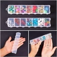 thumbnail image 4 of Plastic Bead Containers Jewelry Box for Nail Art Decoration Clear 155x33x18mm 4pairs, 4 of 7