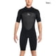 thumbnail image 2 of Naiovety Traje de buceo de alta eficiencia a prueba de frío de una pieza estilo de manga corta transpirable agradable a la piel traje de baño clásico Deportes acuáticos Hombres Negro L Naiovety OD020692-03, 2 of 6