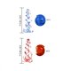 thumbnail image 3 of Independence Day Party Decor Paper Flower Ball Paper Fan Flower Set, 3 of 9