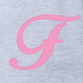 thumbnail image 2 of CafePress - F Pink Initial_Tr - Cute Infant Baby Football Bodysuit, 2 of 3