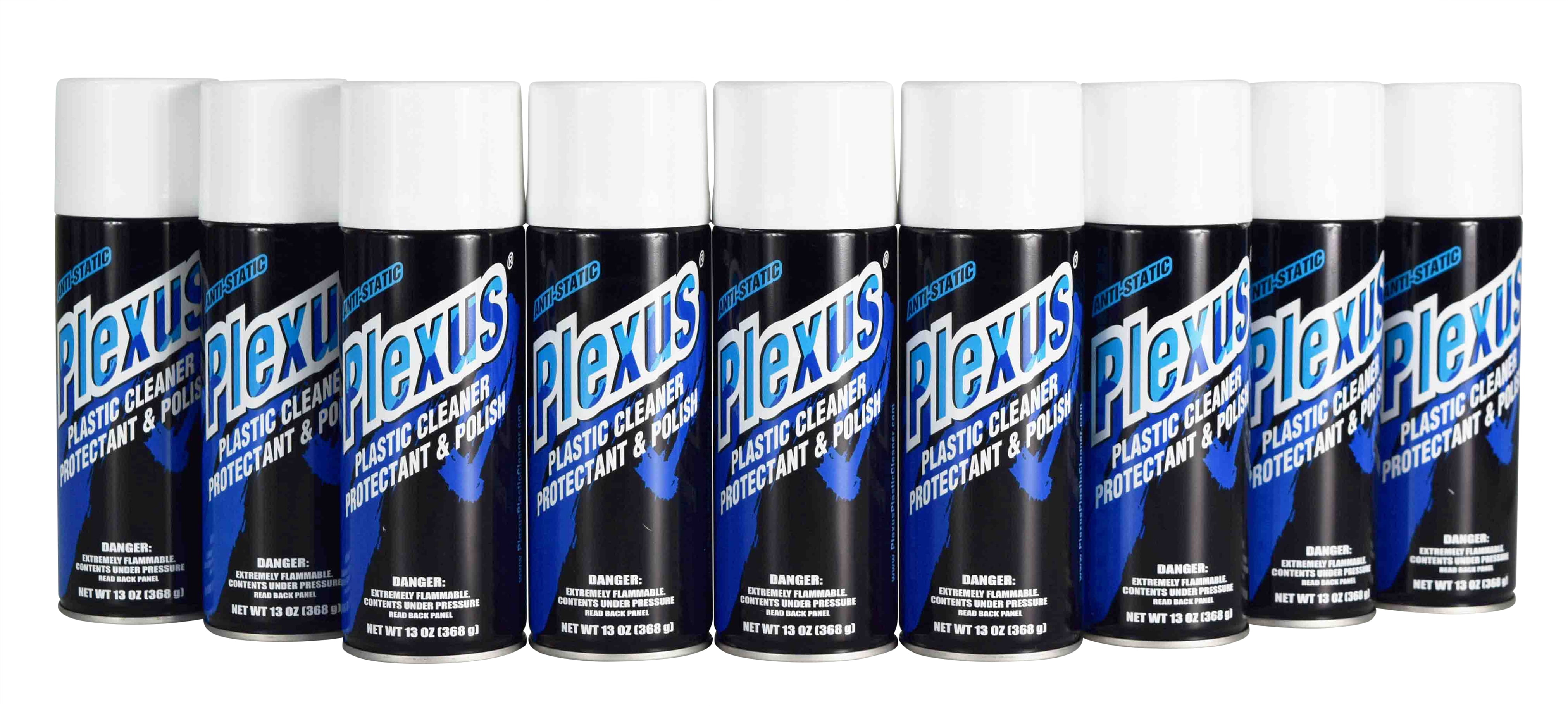 Plexus Plastic Cleaner Protectant & Polish 13oz Can 8 Pack