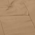 thumbnail image 5 of CFLVAEK Fleece Lined Yoga Pants for Women Plus Size Thermal Winter Leggings with Pockets Quick Dry Stretch Leggings Solid Color Workout Pant 2025 Khaki XL, 5 of 8