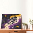 thumbnail image 4 of Logiee Astronaut Floating purple Space Print Canvas Wall Art,Canvas Picture Prints with Frame, Wall Art Decorative,Canvas Decorative,Suitable for Living Room Bedroom Office Room 30x40, 4 of 6