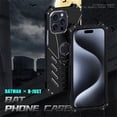 thumbnail image 2 of ELEHOLD Heavy Duty Metal Case for iPhone 15 Pro Max Hollow Design Heat Dissipation Rugged Military Grade Aluminum Alloy Metal Bumper Shockproof Protection Armor Case for 6.7" iPhone 15 Pro Max, 2 of 8