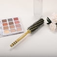 thumbnail image 7 of Unique Bargains Nylon Bristle Round Curling Hair Twill Comb with Wood Handle 0 S, 7 of 7