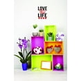 thumbnail image 1 of Custom Decals Love This Life Wall Art Size: 20 X 40 Inches Color: Black, 1 of 1