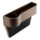 thumbnail image 1 of Organizador de espacio para asiento de coche, accesorios con portavasos, duradero Style2 Marrón Izquierda, 1 of 8