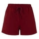 thumbnail image 4 of Pantalones cortos cómodos con cordón y cintura elástica para mujer - Pantalones holgados de color liso con bolsillos - Ropa informal de verano de poliéster, 4 of 8