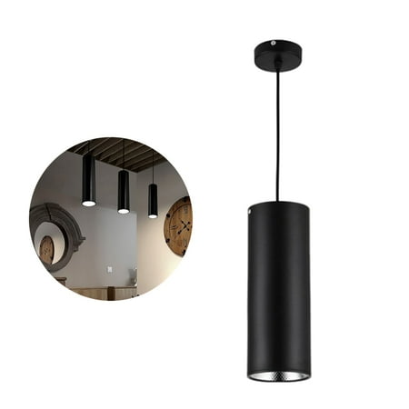 

3W 85-265V 60MM Diameter 200MM High Warm Light LED COB Ceiling Spots Tube Lamp Ceiling Lamp Mounted Downlight White Light(Black)