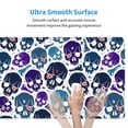 thumbnail image 5 of ZICANCN Gaming Mouse Pad, Crazy Blue Skeletons Skulls Large Mouse Mat Desk Pad, Keyboard Mouse Mat, 15.8x29.5 inch, 5 of 9