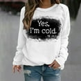 thumbnail image 1 of Sweatshirt 50% de Rabais sur le T-shirt Imprimé à Manches Longues Long Col Rond Casual Tops Sweatshirt, 1 of 5