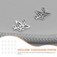 thumbnail image 5 of 100pcs Papel Grúa en forma de decoraciones para artesanías Pendientes Hollow-Out Pendientes, 5 of 5