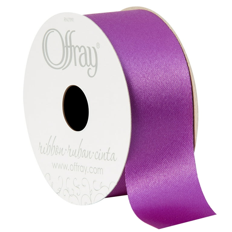 Offray Ribbon, Purple 7/8 inch Disney Frozen Grosgrain Ribbon for Sewing,  Crafts, and Gifting, ,9 feet, 1 Each