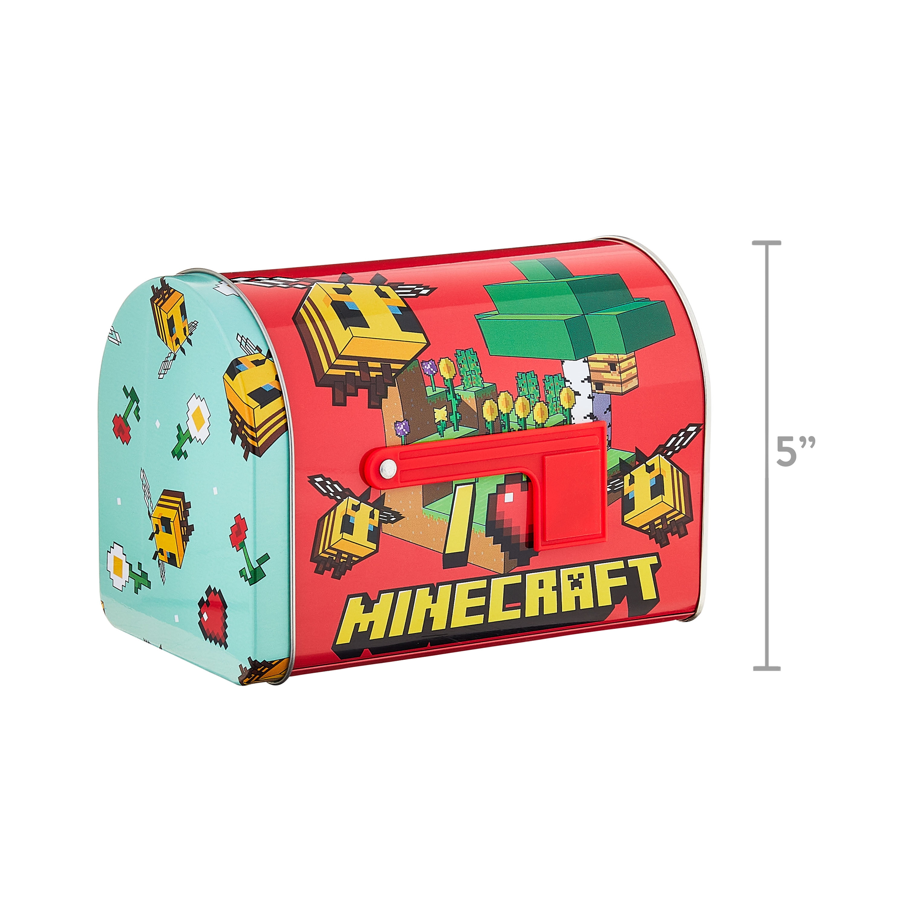 Minecraft Small Tin Mailbox, 1 Count, with Flag - Walmart.com