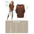 thumbnail image 6 of Made by Johnny Women's Scoop Neck Half Sleeve Batwing Dolman Top S AQUA, 6 of 6
