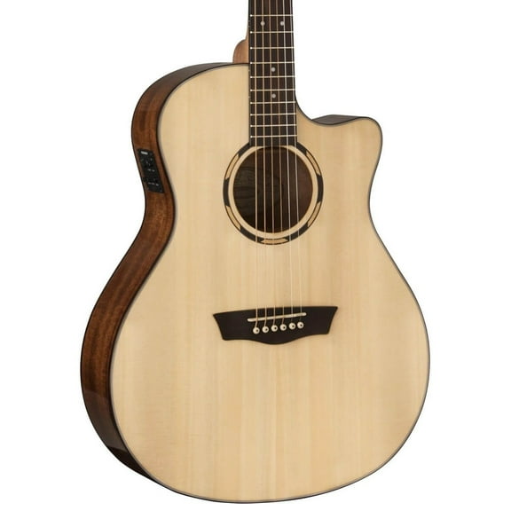 Washburn WLO10SCE Woodline 10 Series Acoustic-Electric Guitar