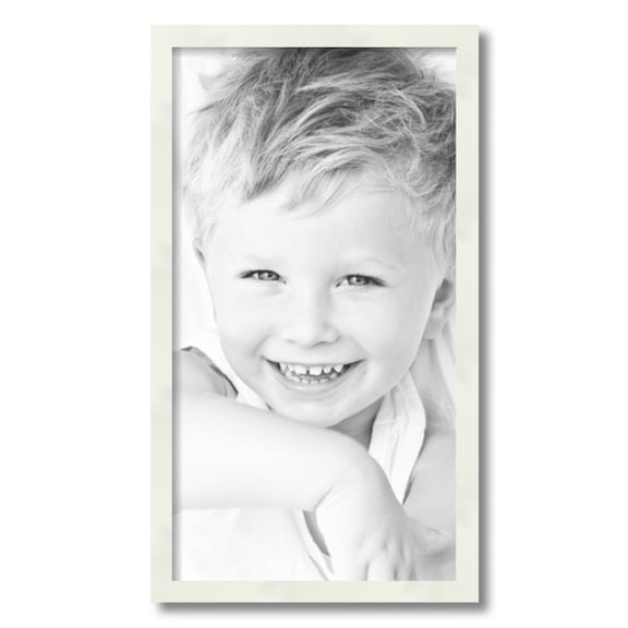 ArtToFrames 13x24 inch White Picture Frame, White 13" x 24" Wood Poster Frame (WOM-5140) 1234