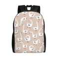 thumbnail image 1 of Disketp White Goose Mochila Unisex de Apertura Lateral Completa, Mochila para Laptop para Escuela, Trabajo y Viajes, 1 of 8