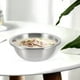 thumbnail image 2 of Juego de 2 tazones de acero inoxidable para mezclar ensaladas, de diseño sencillo, fáciles de limpiar, de anidación profunda para cocina con tapa., 2 of 6