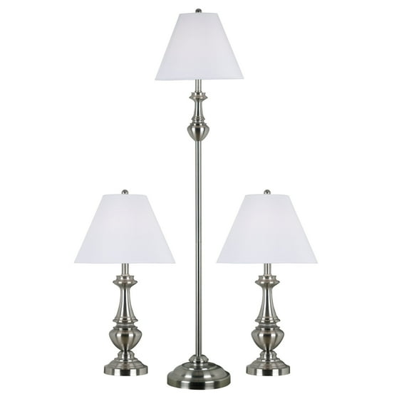 Kenroy Home 80010bs New Hope 3 Pack Lamp Set 2 Table Lamps 1 Floor Kenroy Home 80010bs New Hope 3 Pack Lamp Set 2 Table Lamps 1