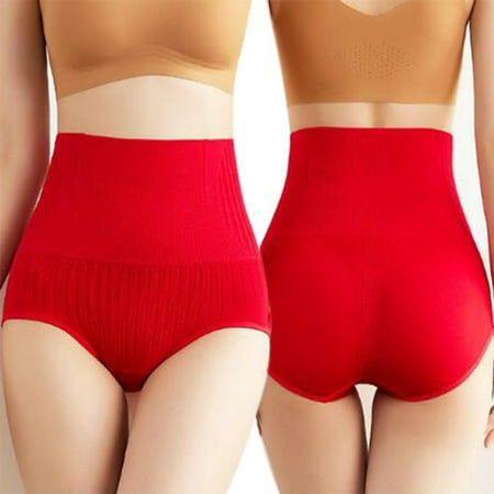 

nsendm Women S High Waisted Abdominal Pants Waist Chip Girdle Beauty Body Shaping Ladies Tights Suite Full Body Underpants Red Large