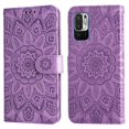 thumbnail image 1 of Funda tipo cartera GANGXUN para Xiaomi Poco M3 Pro 5G , diseño girasol, cuero PU, soporte, cierre magnético, tarjetero, 1 of 5