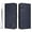 Blue, variant on Flip Case for Samsung Galaxy A7 2018 RFID Blocking Magnetic Clasp Wallet Case with 3 Card Slots and Kickstand Function