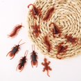 thumbnail image 1 of 50Pcs Halloween gadget Plastic Cockroaches Joke Decoration Props Rubber Toy Gags Practical Jokes Toys Plastic Bugs CockroachHouse lizard He Qiyong unisex, 1 of 1