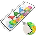 thumbnail image 4 of Dreamtimes Easter Gnomes Hallway Runner Rug 2'x6' Kitchen Rug with Rubber Backing Colored Eggs Flowers Non Slip Entryway Rug Runner Washable Soft Area Rug for Hallway Bedroom Kitchen Decor, 4 of 6