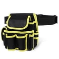 thumbnail image 4 of MERRYHAPY Heavy Duty Electrician Tool Belt Bag Black Multi-Functional Utility Pouch for Tool Storage, 4 of 8