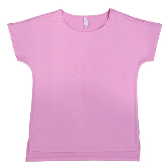 Ideology Women's T-Shirt Lightweight Crew Neck Casual Tee Short Sleeve Pink S
