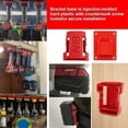 thumbnail image 4 of For Milwaukee M18 18V Battery Tool Holders Battery Holders Wall Mount Red Drill Tool M8 Holder with, 4 of 5