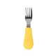 thumbnail image 1 of Juego de vajilla portátil para niños Cuchara de comedor de acero inoxidable 304 Tenedor para niños Cuchara suplementaria para alimentos para bebés Tenedor de silicona, 1 of 1
