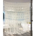 thumbnail image 5 of FLBER White Cotton Macrame Wall Hanging Boho-Inspired Curtains, 52” x 56”, 5 of 5