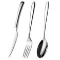 thumbnail image 7 of Western Food Cutlery Sets, 316 Stainless Steel, Knife and Fork Spoon, Steak Knife and Fork Set, Children's Style, Thickened, 3 P (Children style -3pcs), 7 of 7