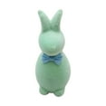 thumbnail image 2 of Iumwxz Clearance Sales easter bunny With Flocked Bunny Statue Glitter Easter Bunny Tabletop Decorations Flocked Foam Bunny Statue Easter Indoor Decorations Tall 5.9in easter gifts Green Plastic, 2 of 2