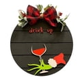 thumbnail image 1 of Yuarrent Guirnalda de puerta delantera Decoraciones de Navidad Colgador de de ladrón de Navidad Guirnalda de lazo de Navidad Decoraciones de Kits de decoración para fiestas Yuarrent HA039355-00, 1 of 6